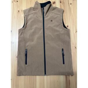 Roper Tan Sleeveless Jacket